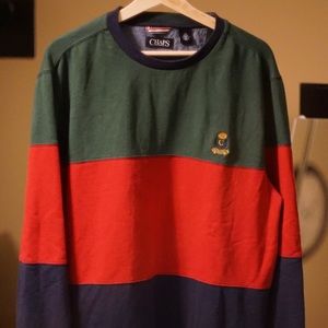 Color Block Chaps Vintage Crewneck Sweater (2018)